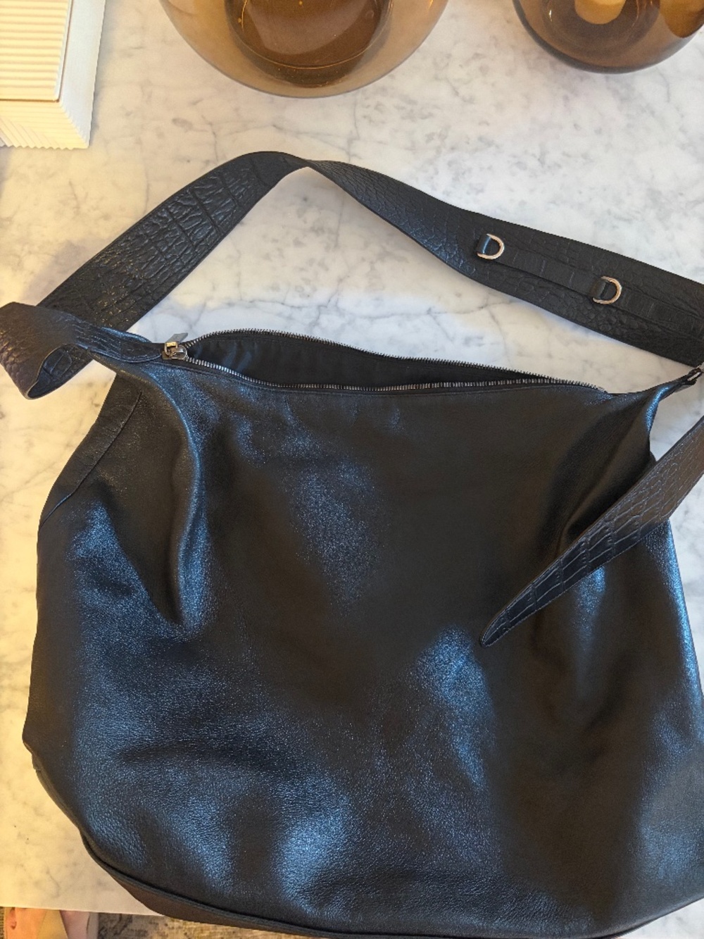 Discord Bag by Yoji Yamamoto bag Limited edition 1 of 1 leather crocodile